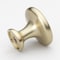 Gliderite Hardware 1-1/4 in. Champagne Gold Rippled Cabinet Knob, 10PK 5415-CHPG-10 - alternate 4
